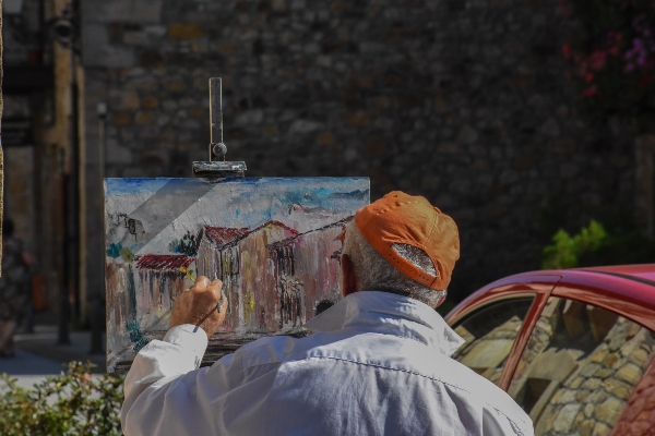 Concurso Pintura Rápida Puig de Missa 2024, VI Edición. Sta. Eulalia, Ibiza: Pintando en la calle