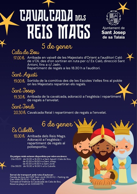 Cabalgata de Reyes Magos Sant Josep