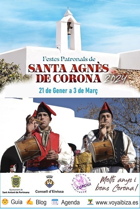 Fiestas Patronales de Santa Inés de Corona 2024. Ibiza (Eivissa)
