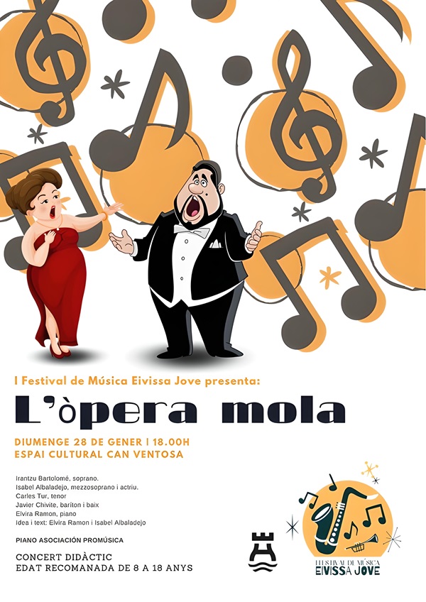 Festival de Música Eivissa Jove 2024. Concierto de ópera: L'òpera mola. Ibiza