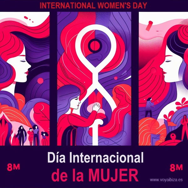 Día Internacional de la Mujer, 8M 2024. International Women's Day