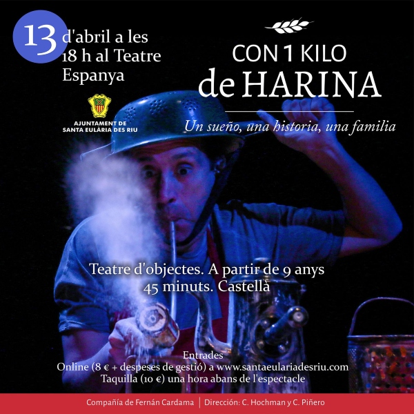 Teatro España 2024: Con un kilo de harina, Santa Eulalia, Ibiza
