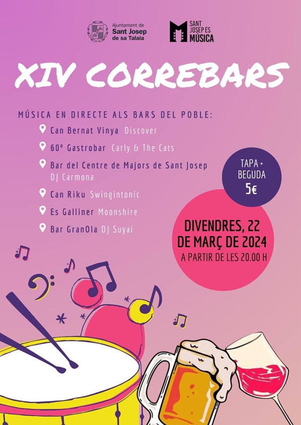 Correbars XIV Festival 2024 Sant Josep, Ibiza, Eivissa