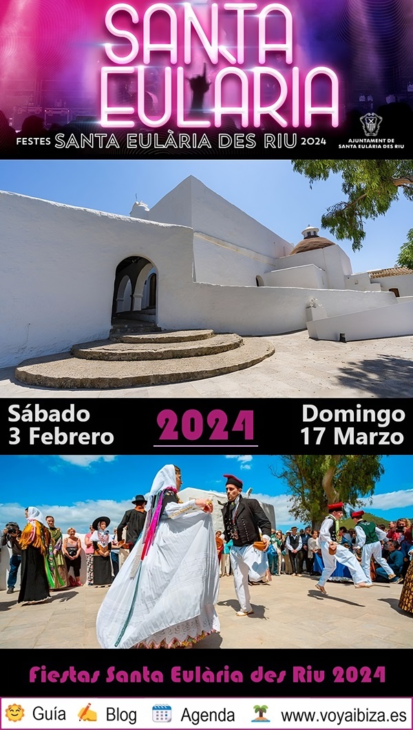 Fiestas de Santa Eulalia 2024, Ibiza. Festes Santa Eulària, Eivissa