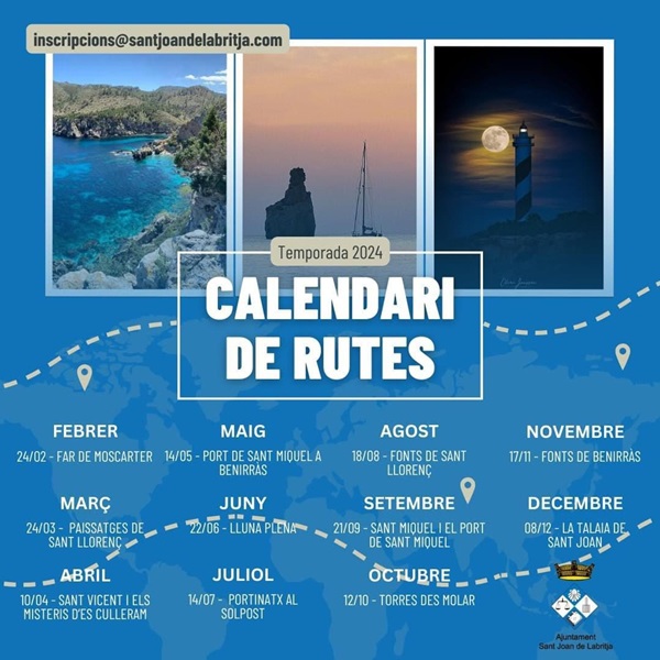 Rutas Paisatges de Sant Llorenç 2024. Sant Joan, Ibiza