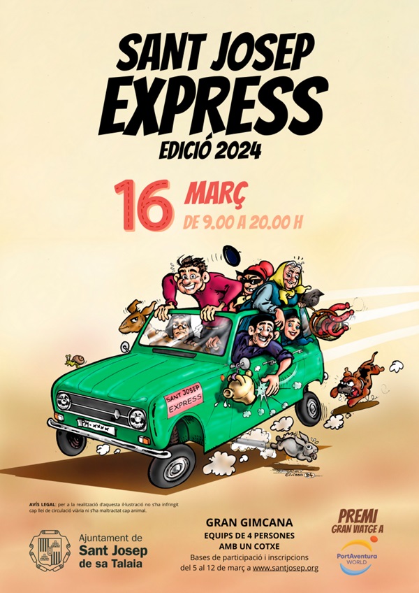 Gincana Sant Josep Express 2024. Ibiza, Eivissa