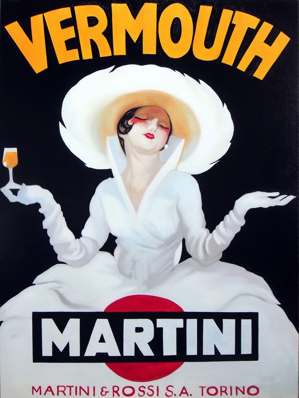 Vermuteo en Ibiza, Eivissa 2024: Cartel vintage de Martini