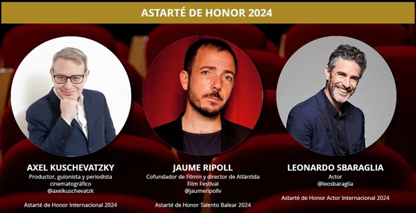 Ibicine VII Edición, Festival de Cine Ibiza Abril 2024: Astarté de Honor 2024