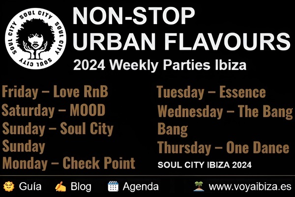 Soul City 2024 First Parties. Weekly Parties