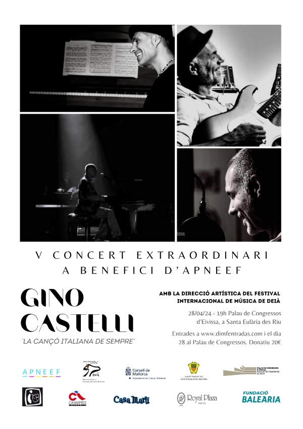 Concierto Gino Castelli 28 Abril 2024, Santa Eulalia, Ibiza
