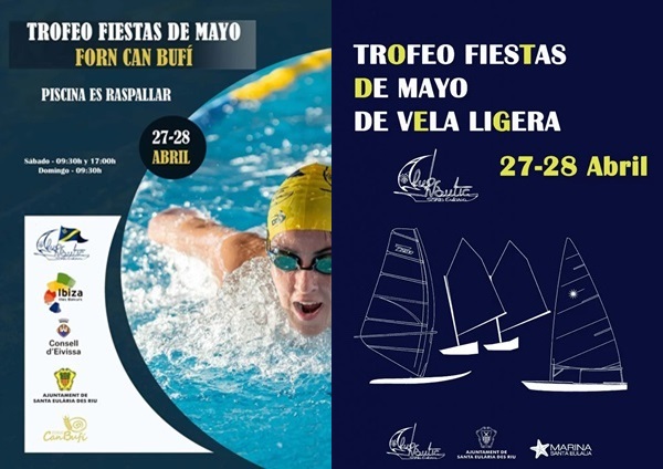 Fiestas de Mayo 2024, Santa Eulalia, Ibiza: Trofeos Natación y Vela
