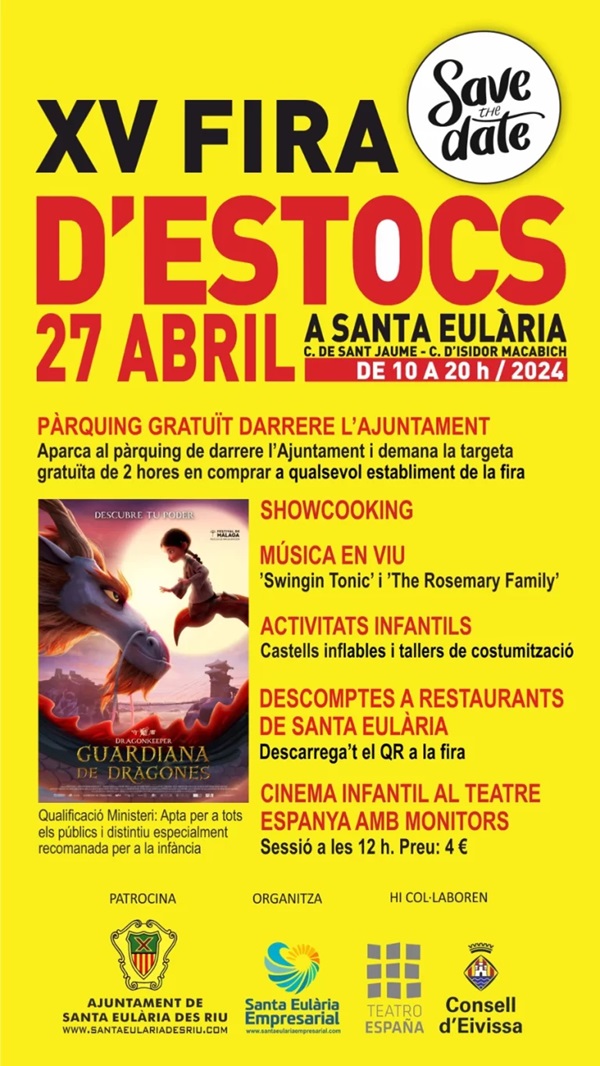 Fiestas de Mayo 2024, Santa Eulalia, Ibiza: XV Fira d'Estocs de Primavera