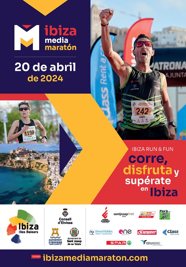 Ibiza Media Maratón 20 Abril 2024. 21 Kms.