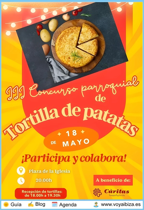 Fiestas Puig d'en Valls 2024: III Concurso parroquial de tortilla de patatas