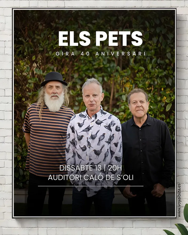 Concert de Els Pets al SOL POST A S’OLI FEST, setmana 'UNITS PER NOSTRE PARLAR'. Sant Josep, Eivissa (Ibiza)