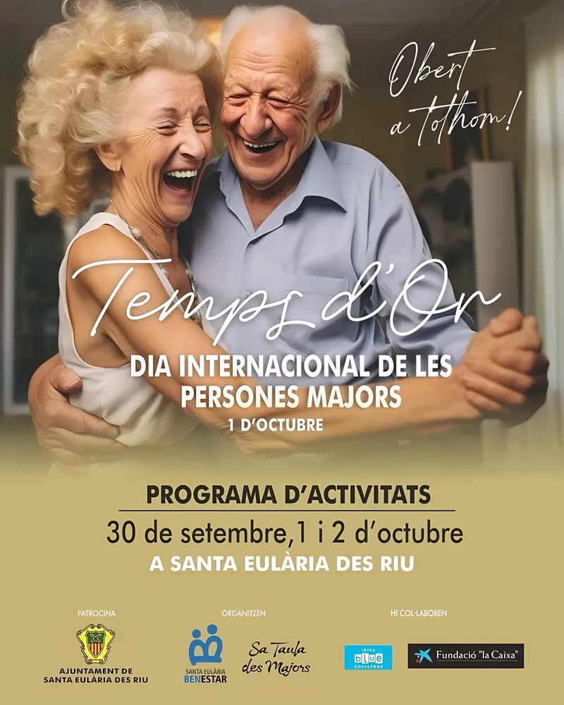 Día Internacional de las Personas Mayores 2025 (TEMPS d'OR), Santa Eulària des Riu, Ibiza (Eivissa)