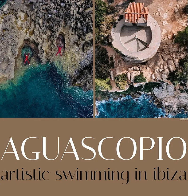 Obras del Colectvo Aguascopio (Tasya Menaker, Annabelle Widmann, Liz Kueneke). Ibiza (Eivissa)