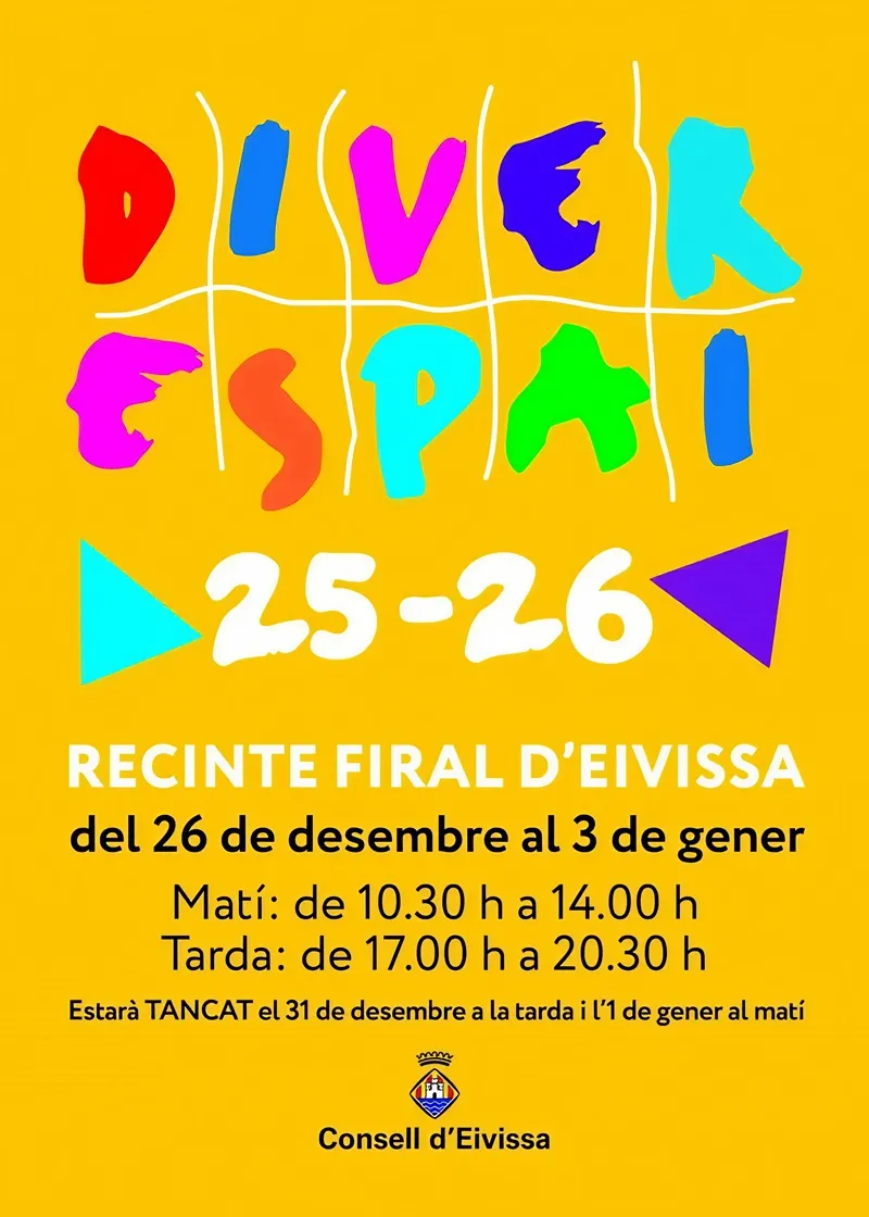 Diverespai Ibiza 2025-2026: Fira Infantil y Juvenil Eivissa. Recinte Firal d'Eivissa (FECOEV)