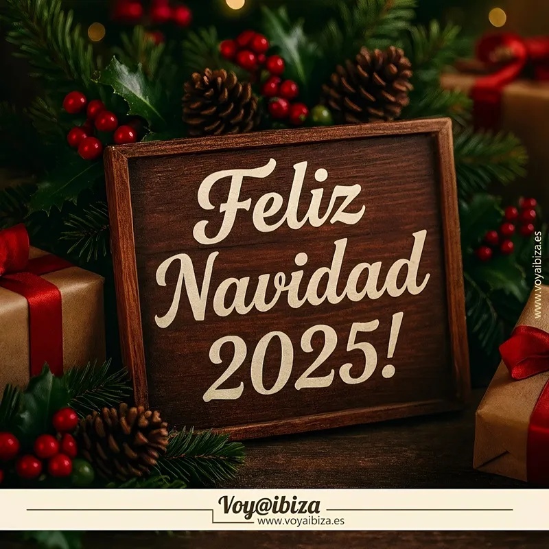 Feliz Navidad Ibiza 2025 - Bon Nadal Evissa 2025