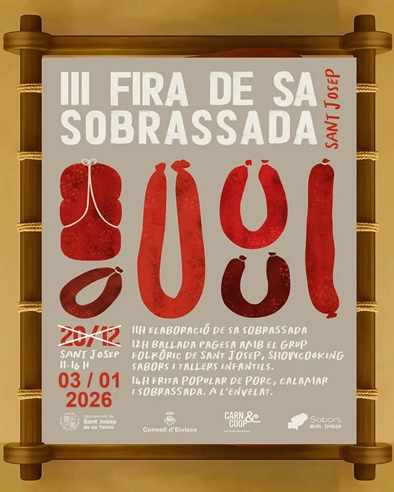 Fira de sa Sobrassada 2025, Sant Josep i Sant Jordi. 3ª Edició. Eivissa (Ibiza)
