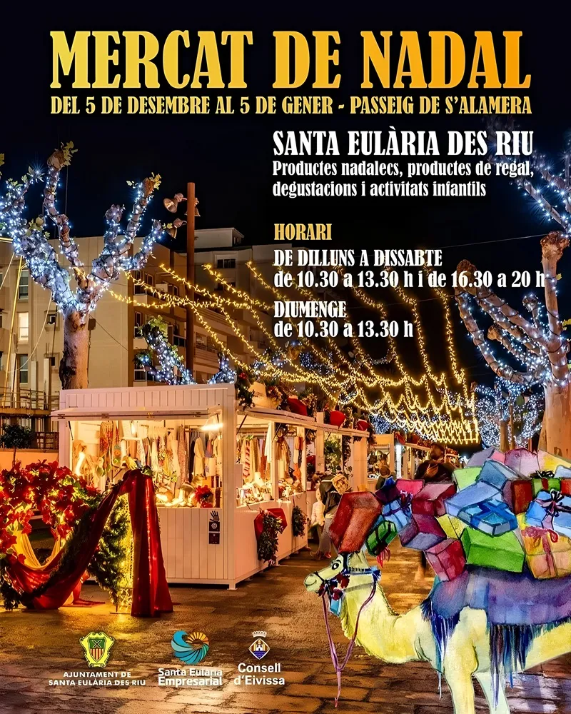 Mercat de Nadal 2025-2026 a Santa Eulària des Riu, Eivissa