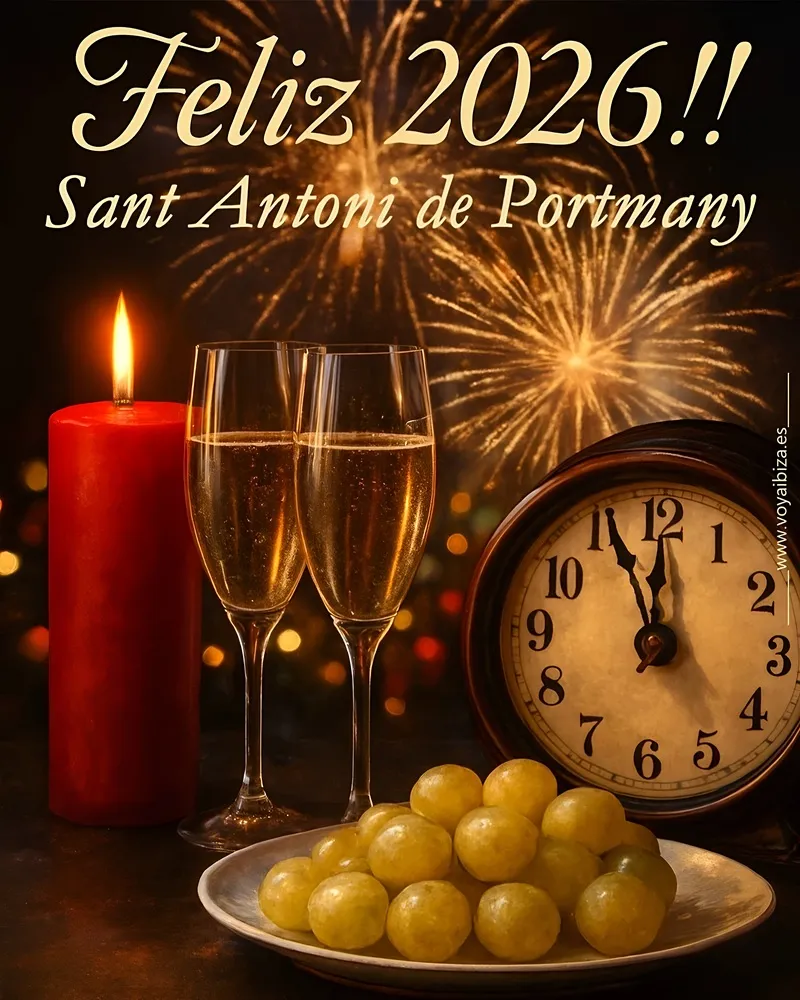 Nochevieja y Año Nuevo 2025-2026 San Antonio (Sant Antoni)