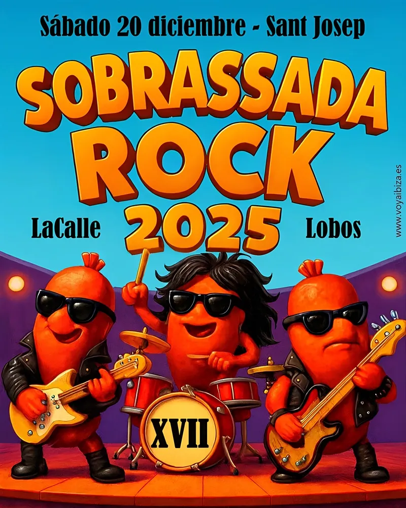 XVII Sobrassada Rock 2025, San José (Sant Josep de sa Talaia), Ibiza (Eivissa)