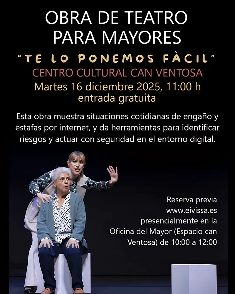 Teatro en Can Ventosa: Te lo ponemos fácil