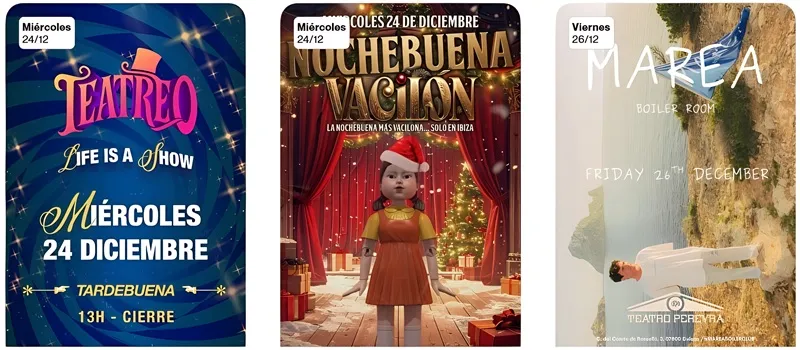 Teatro Pereyra Ibiza: Diciembre 2025: Eventos 05