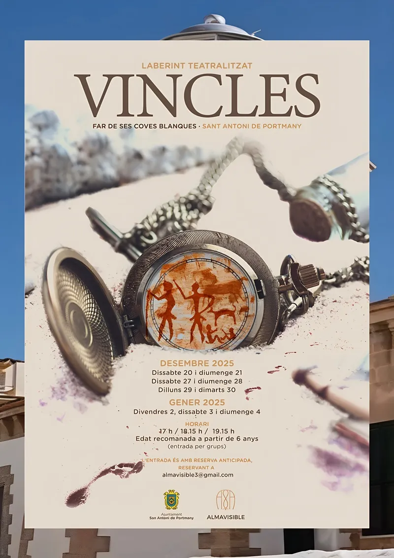 Vincles al Far de ses Coves Blanques – Teatre familiar a Sant Antoni de Portmany, Eivissa (Ibiza) 2025