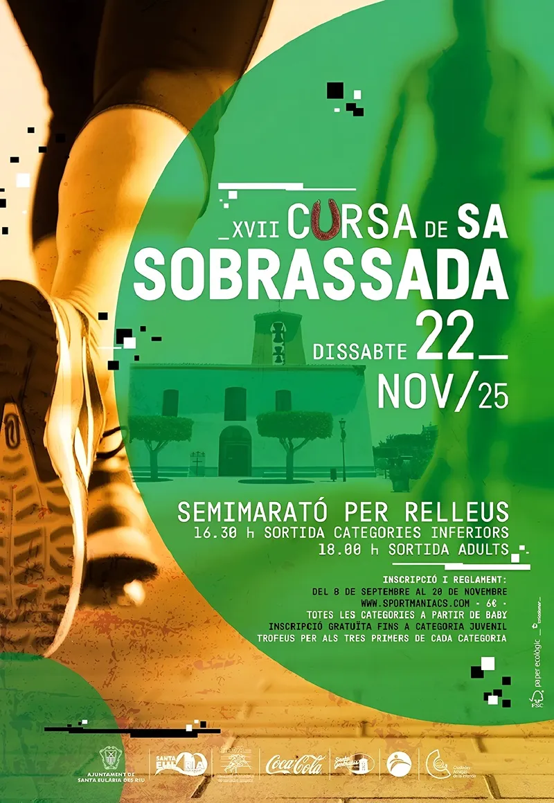 XVII Cursa de sa Sobrassada. Santa Gertrudis 2025 (Santa Eulària des RIiu), Eivissa (Ibiza)