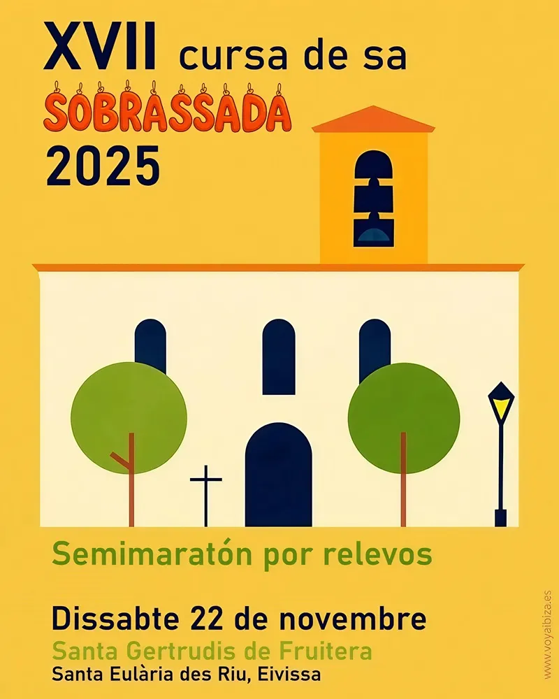 XVII Cursa de Sa Sobrassada, Noviembre 2025, Santa Gertrudis de Fruitera (Santa Eulària des Riu), Ibiza (Eivisa)