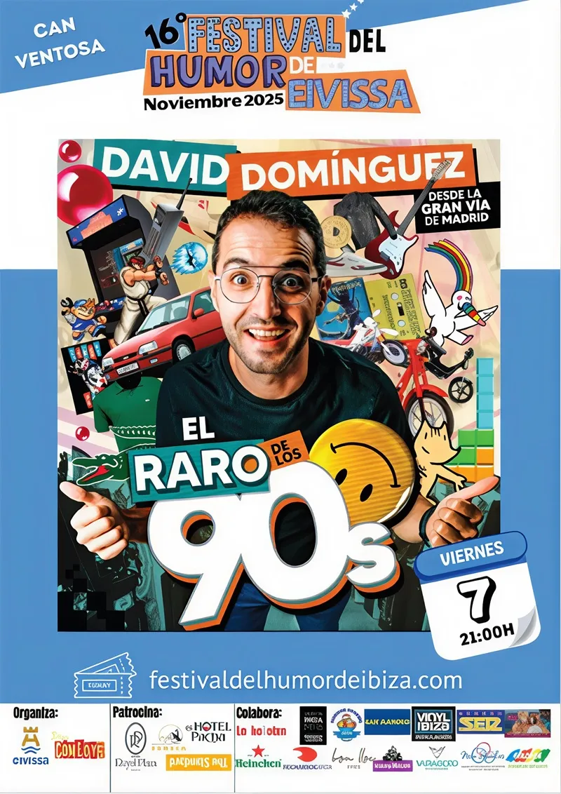 Festival del Humor de Ibiza 2025 en Can Ventosa (Eivissa): XVI Edición: DAVID DOMÍNGUEZ