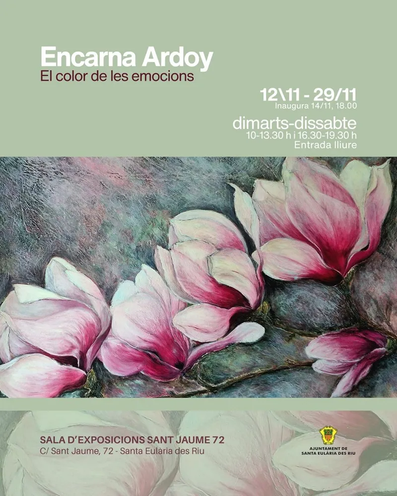 Exposició d'Encarna Ardoy: El color de les emocions. Santa Eulària des Riu, Evissa (Ibiza)
