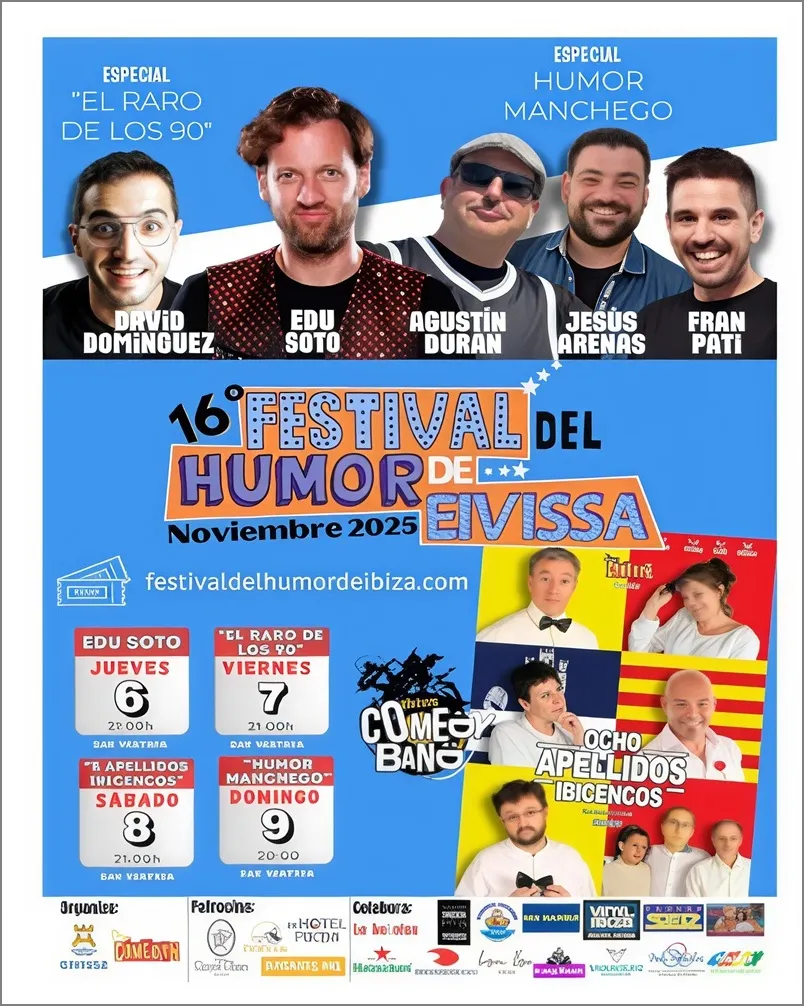 XVI Festival del Humor de Ibiza 2025 en Can Ventosa (Eivissa)