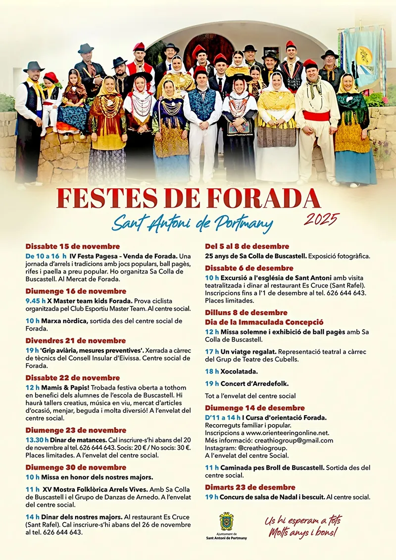 Festes de Forada 2025, Sant Antoni de Portmany, Eivissa