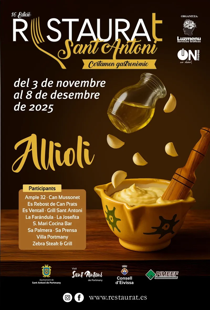 XVI Edició de Restaurat Sant Antoni 2025, Eivissa (Ibiza)