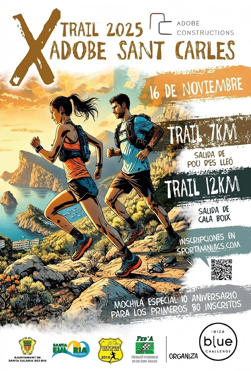 X Sant Carles Trail 2025 (Santa Eulalia), Ibiza (Eivissa)