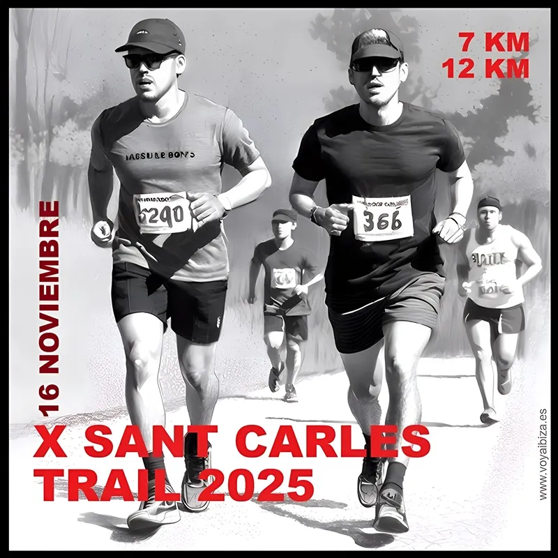X Sant Carles Trail 2025 en San Carlos de Peralta (Santa Eulalia), Ibiza (Eivissa)