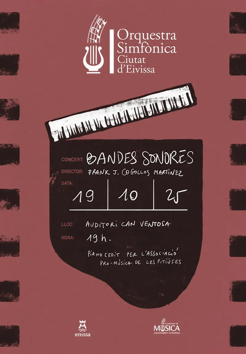 Concert Orquestra Simfònica Ciutat d'Eivissa: Bandes Sonores. Can Ventosa Eivissa 2025 (Ibiza)