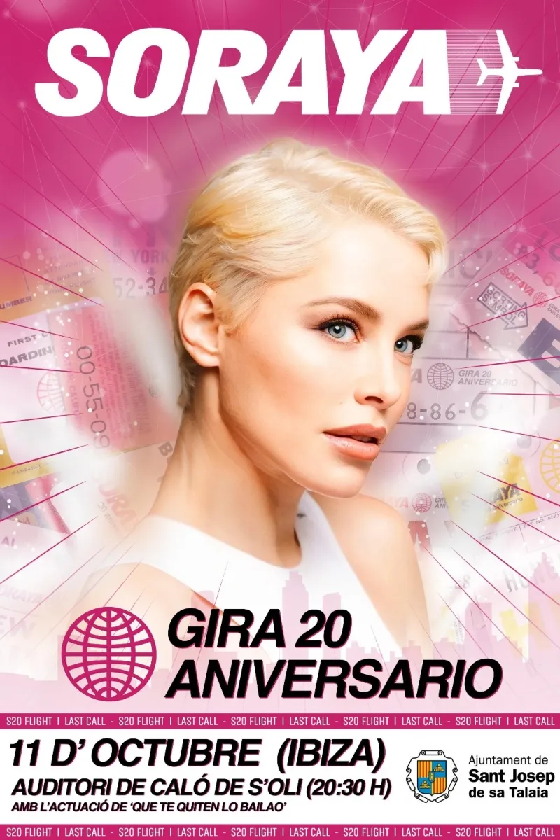 Concert de Soraya, Auditori Caló de s'Oli (Cala de Bou), Sant Josep de sa Talaia), Eivissa 2025