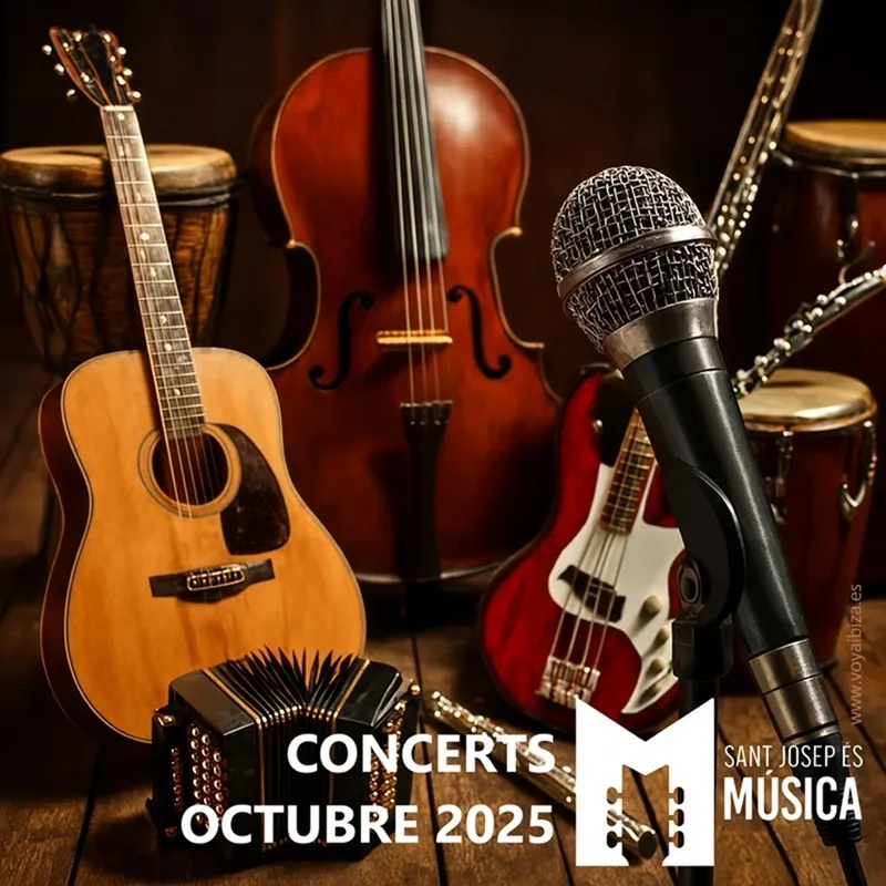 Concerts Sant Josep Octubre 2025, Eivissa (Ibiza). Sant Josep és Música