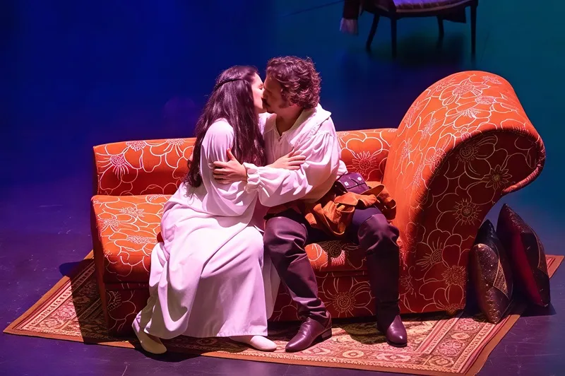 Escena de Don Juan Tenorio. Compañía Amigos del Tenorio