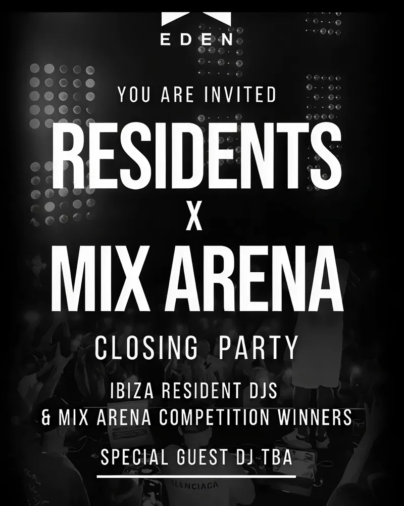 Fiestas Hi Ibiza Octubre 2025: IBIZA MIX ARENA