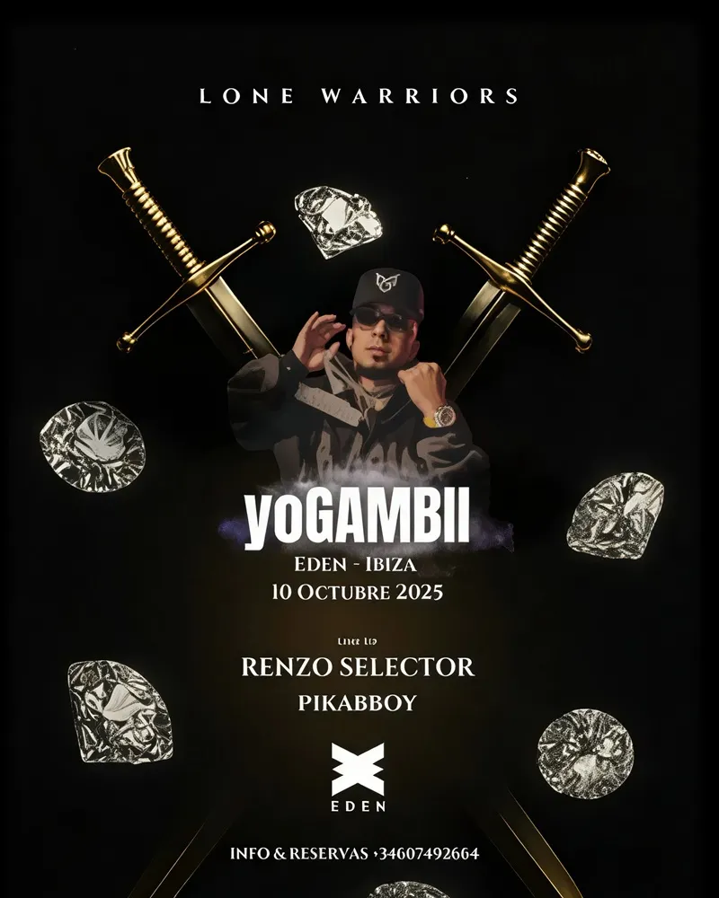 Fiestas Hi Ibiza Octubre 2025: LONE WARRIORS PRESENTS...