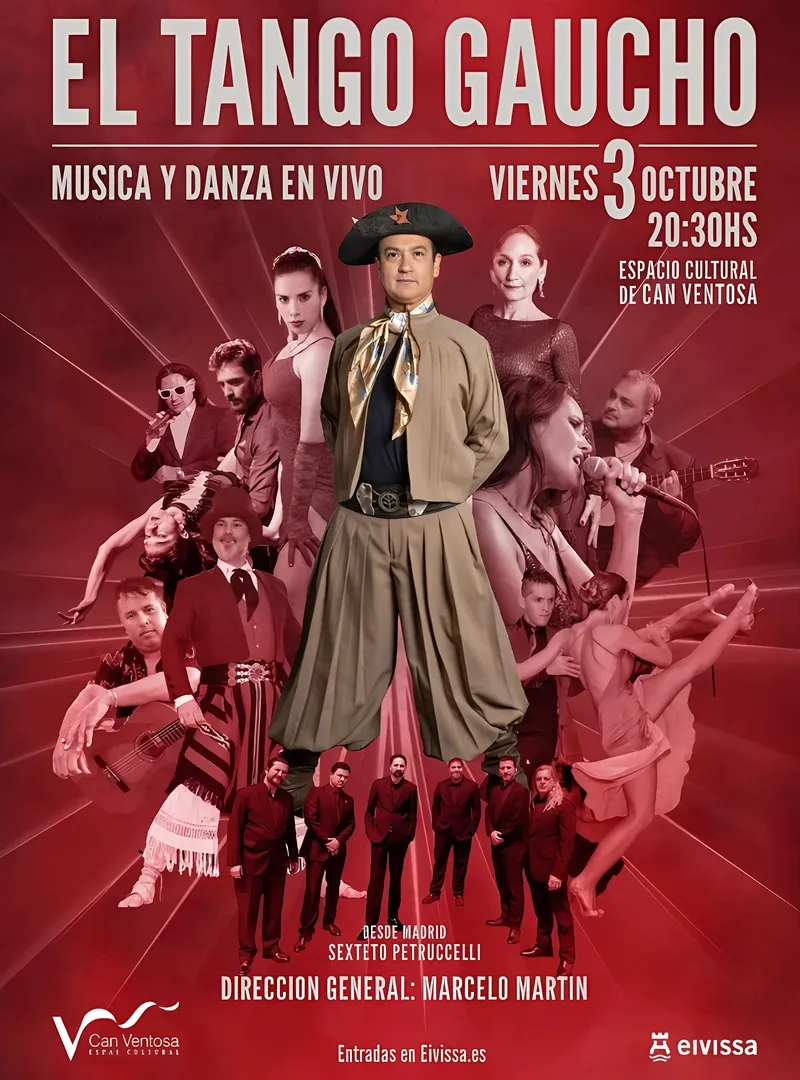El tango gaucho: Can Ventosa, Ibiza. Viernes 3 Octubre 2025 (Eivissa)