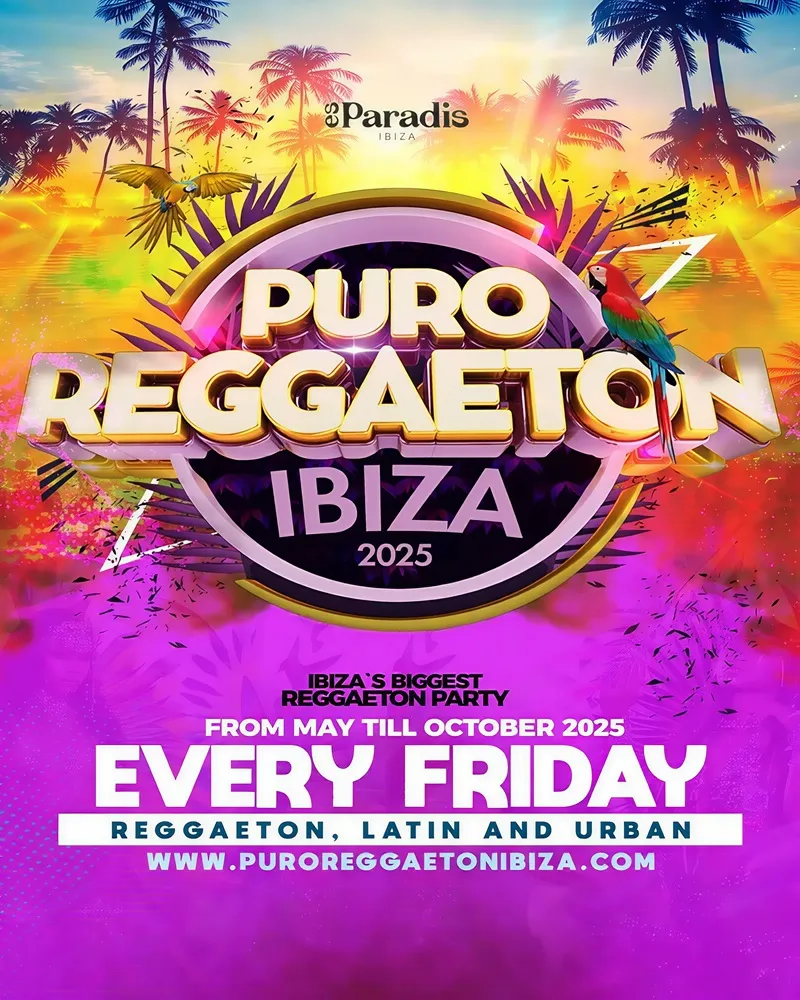 Es Paradis Ibiza Octubre 2025: PURO REGGAETON