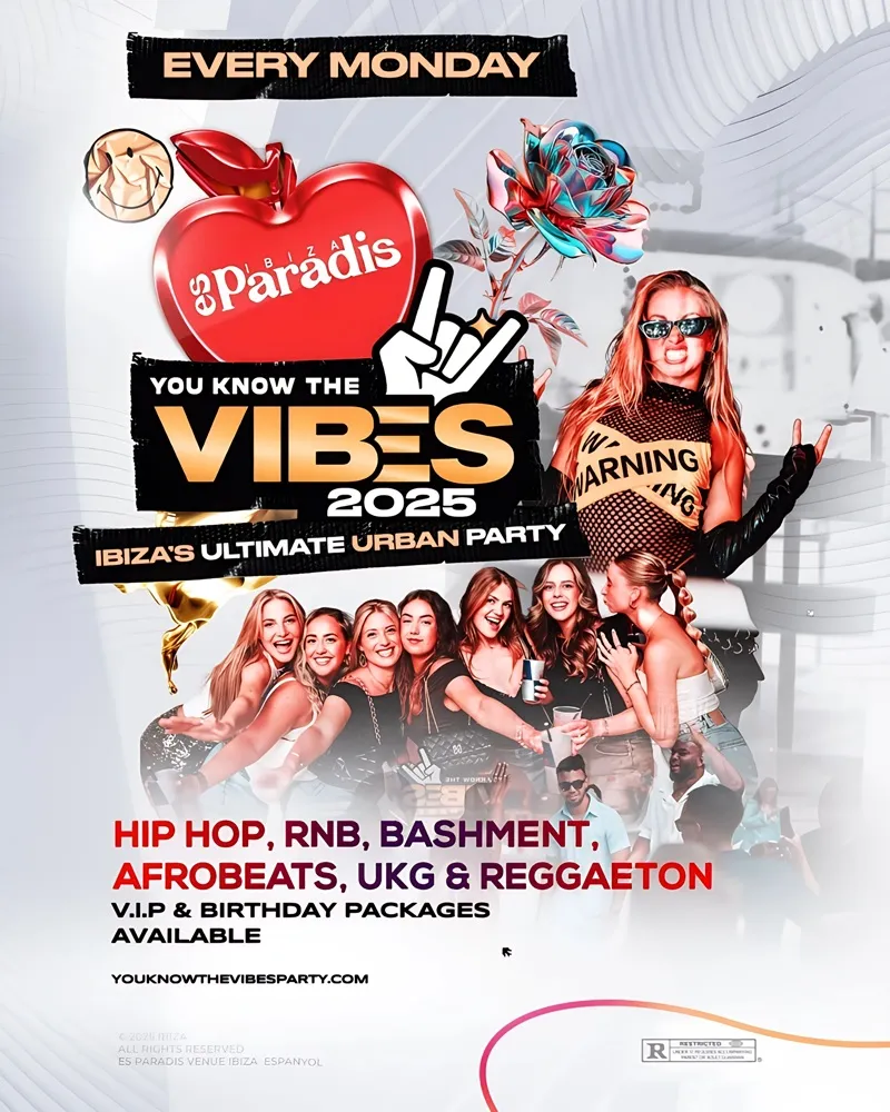 Es Paradis Ibiza Octubre 2025: YOU KNOW The VIVES PARTY