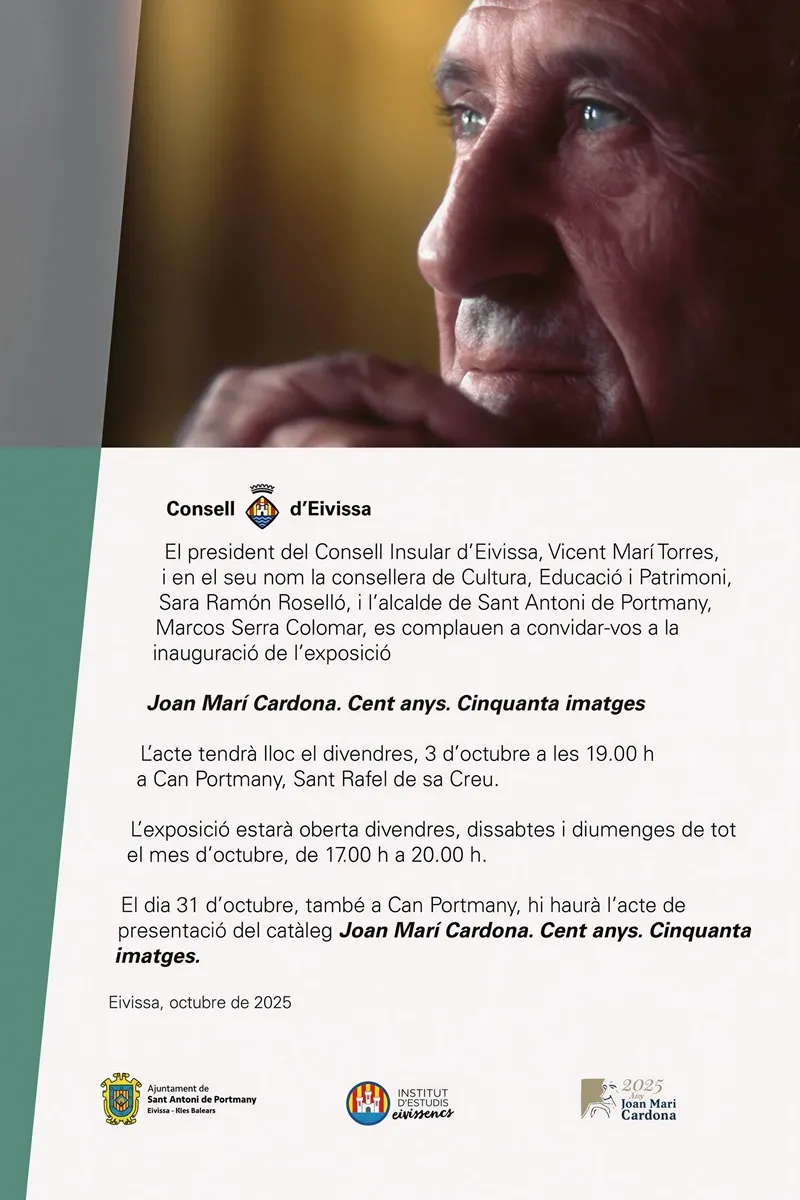 Exposició de Joan Marí Cardona a Can Portmany, Sant Rafel de sa Creu (Sant Antoni de Portmany), Eivissa (Ibiza)
