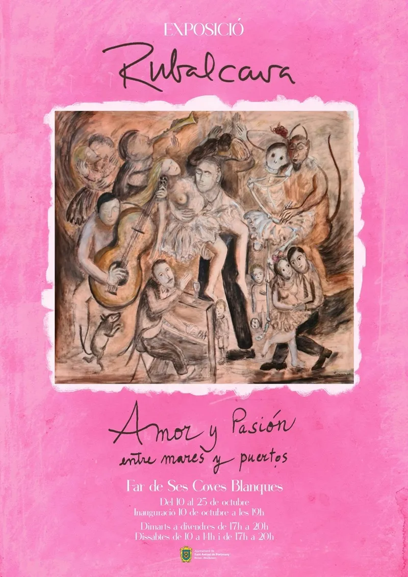Exposició de Cristina Rubalcava 2025: Luz, amor y paz. Sant Antoni de Poertmany, Eivissa (Ibiza)